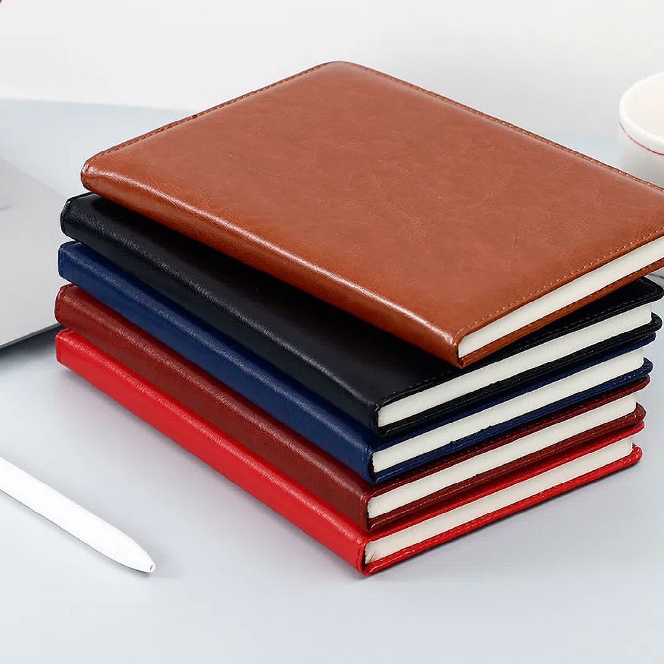 Vintage Embossed Bear A5 Leath - Leather Work Diary Covers 评论和价格