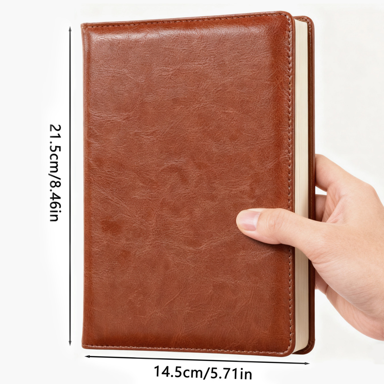 Vintage Embossed Bear A5 Leath - Leather Work Diary Covers 评论和价格