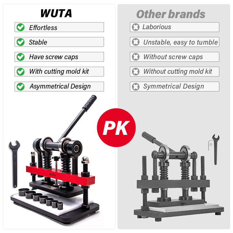 WUTA Manual Leather Die Cuttin - Leatherwork Machine 评论和价格