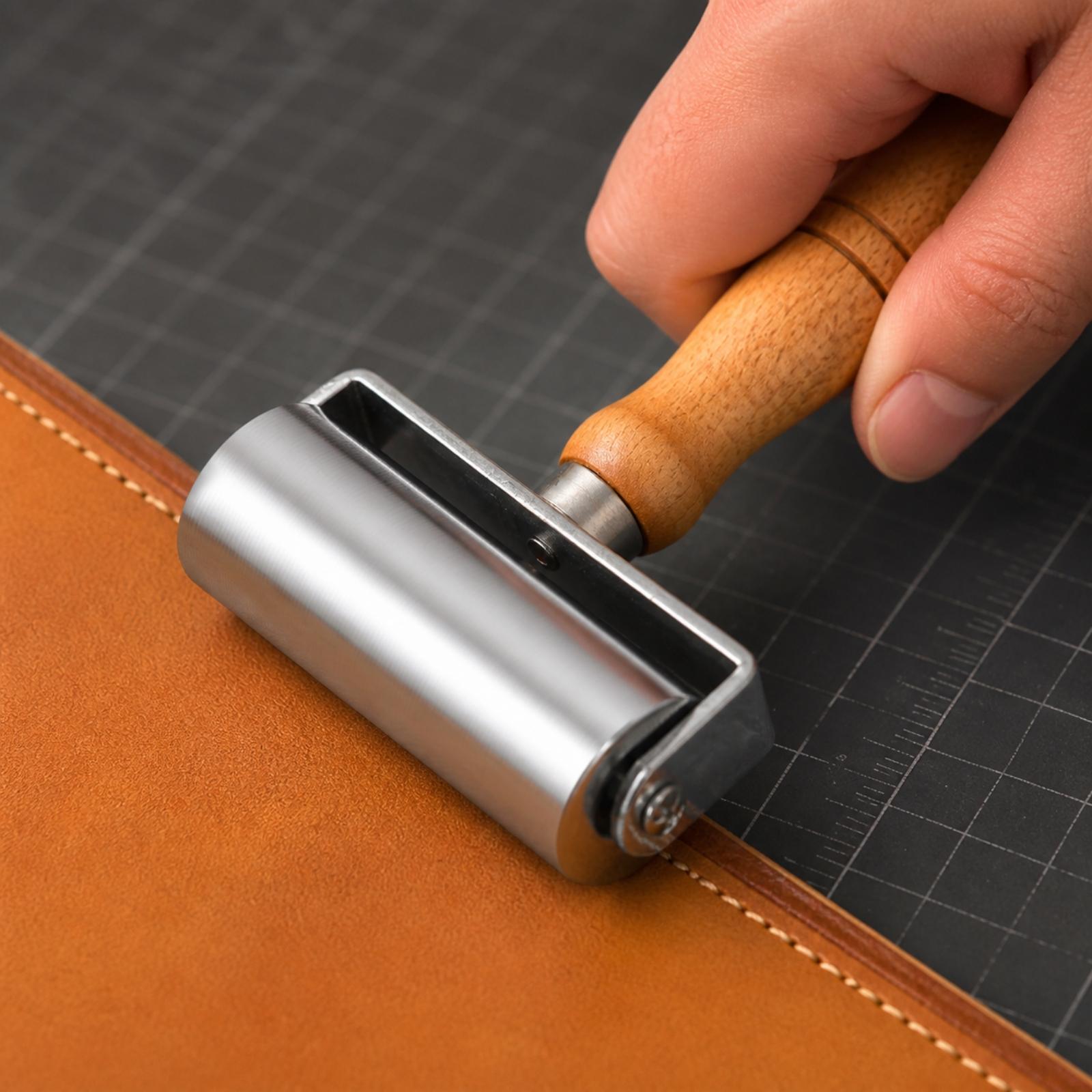 Leather Craft Roller Press Iro - Leatherwork Hand Press 评论和价格
