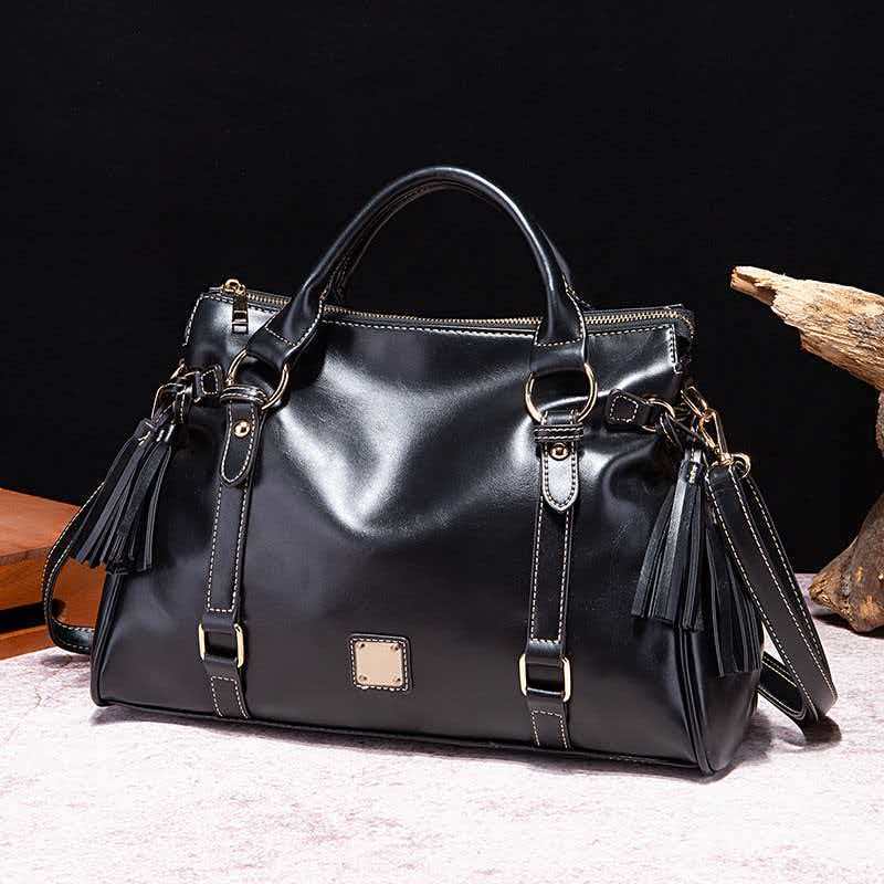 Retro Soft Leather Women's Lar - Leatherwork Designs 评论和价格